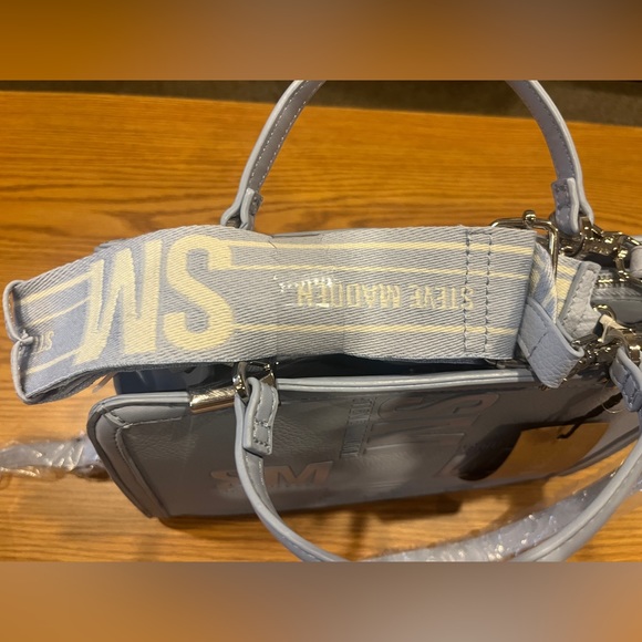 Steve Madden BMateo Satchel Blue Glaze Tiktok NEW Trending Viral Bag NWT HOT - Picture 4 of 8